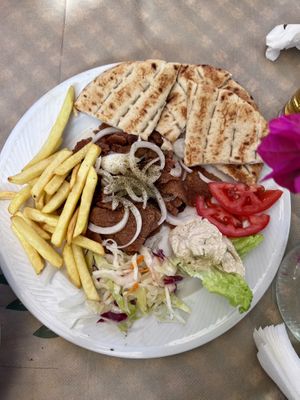 Vegan gyros plate   at Mom's Kitchen in Kos