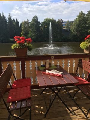 Terrasse at Schwanenschlößchen in Freiberg