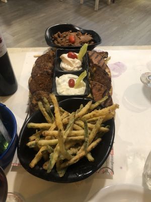 Delicious vegan greek grill  at Mitato Grill in Nafplion