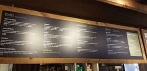 Lunch/dinner at Lettuce Love Cafe in Burlington