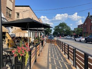 Outside   at Lettuce Love Cafe in Burlington