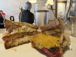 Rueben  at Lettuce Love Cafe in Burlington