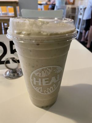 Protein Oat Cookie smoothiee  at Lettuce Love Cafe in Burlington