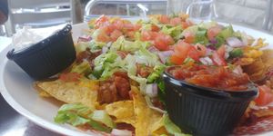 Nachos at Lettuce Love Cafe in Burlington