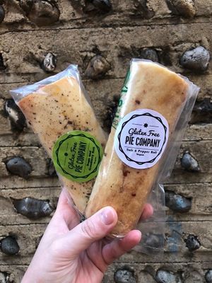 Amazing Gluten Free vegan sausage rolls  at The Vegan Street Food Company in Worthing