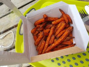 Sweet potato fries at The Chic Pea in Falmouth