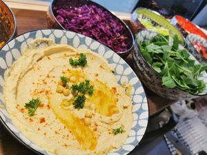 Hummus! at The Chic Pea in Falmouth