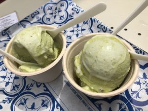 Moringa olive oil icecream at Beauty Grocery in Seoul