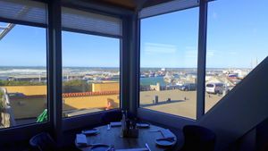 Lilleheden Restaurant, Denmark – view from the windows at Lilleheden in Hirtshals