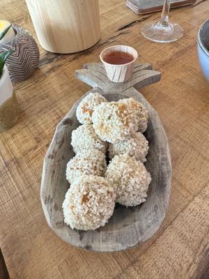 Vegan bitterballen  at Bowls 'n Rolls in Leeuwarden