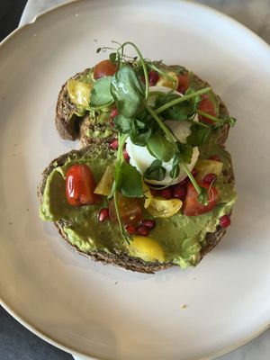 avocado toast  at Bowls 'n Rolls in Leeuwarden