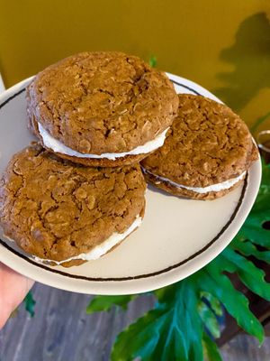 Oatmeal cream pies  at The Easy Vegan - Food Truck in Denver