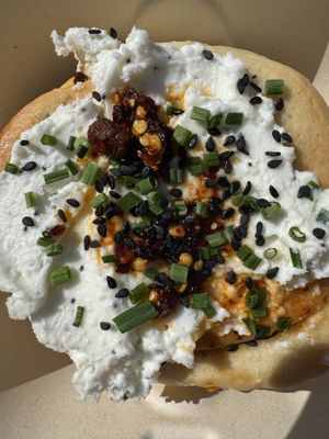 Savory breakfast roll  at The Easy Vegan - Food Truck in Denver