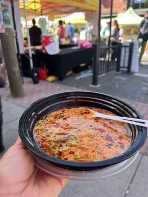 This week’s soup!!  at The Easy Vegan - Food Truck in Denver