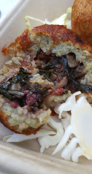 Kibbeh at The VeganWog in Lilyfield