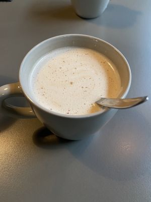 Vegan hot chocolate  at Halifax Burgers in Koege