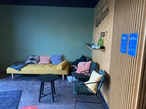 The entrance  at Halifax Burgers in Koege