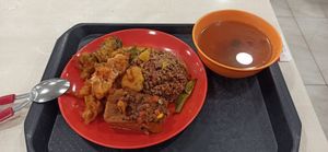 糙米+3菜+湯 $4.6 at Ci De Xiang 慈德祥 - Gek Poh in West Singapore