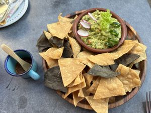 Guacamole con Totopos  at Kua in The Hague