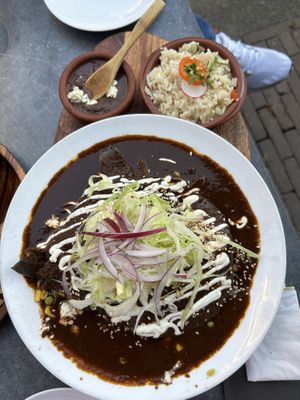 Enmoladas Vegetarianas  at Kua in The Hague