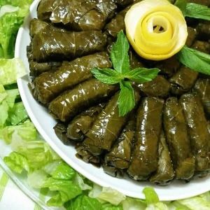 Dolma (stuffed grape leaves) at Sports Restaurant in St Charles