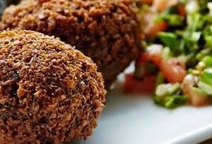 Crispy falafel at Sports Restaurant in St Charles