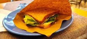 Fresh sandwich (vegan) at Nom Nom in Constanta