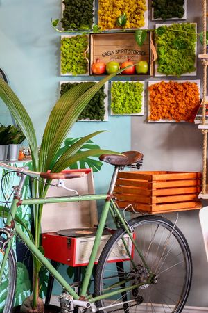 Inside bistro at Nom Nom in Constanta