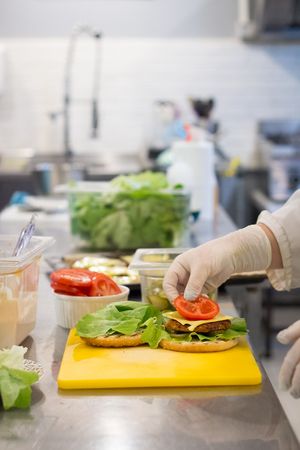 We cook the perfect burger at Nom Nom in Constanta