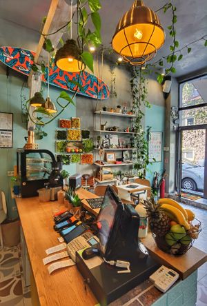 Bistro inside at Nom Nom in Constanta