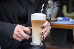 Cafe Latte at Nom Nom in Constanta