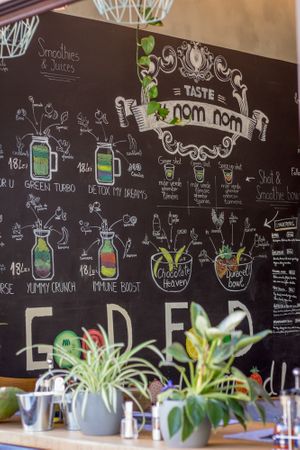 Inside at Nom Nom in Constanta