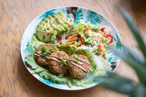 Falafel at Nom Nom in Constanta