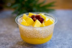 Mango tapioca at Nom Nom in Constanta