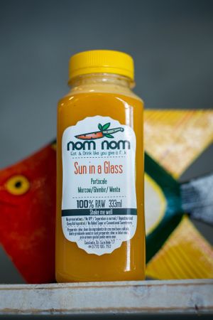 Sun in a glass at Nom Nom in Constanta