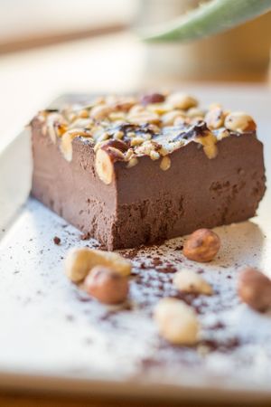 Homemade Chocolate
*sugar free
*gluten free at Nom Nom in Constanta