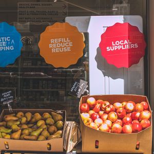 Lots of local suppliers at Kindly of Brighton in Hove