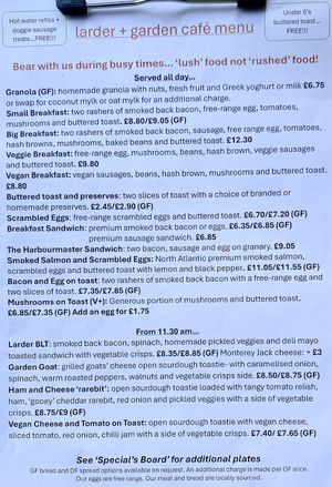   at The Larder in Brixham