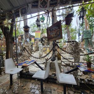 Folk art everywhere! at Tio's Tacos in Riverside