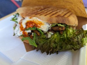Plants Kebab im Taschenbrot at Mados Kebap in Uster