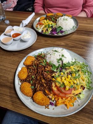 Planted Teller mit vegan Nuggets at Mados Kebap in Uster