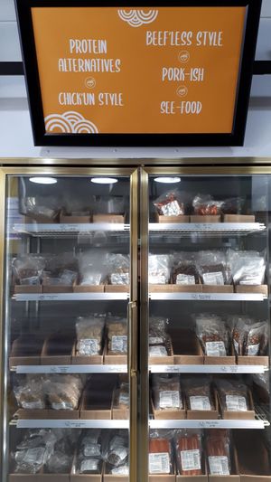 Freezer at Nan's Noodle House in Calgary