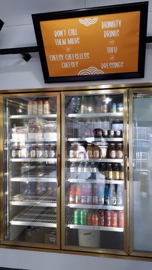 Freezer at Nan's Noodle House in Calgary