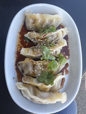 Dumplings  at Nan's Noodle House in Calgary