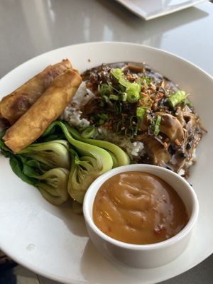 Mushroom adobo   at Nan's Noodle House in Calgary