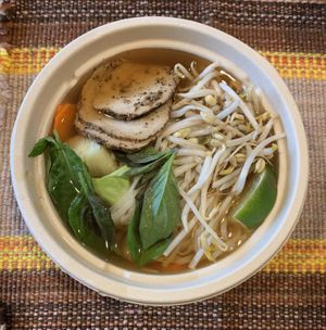 Vegan Pho at Nan's Noodle House in Calgary