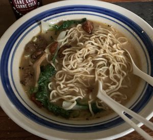 Black garlic ramen at Nan's Noodle House in Calgary