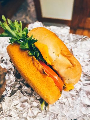 Classic with VEGG-E patty  at Veg-n in Okemos