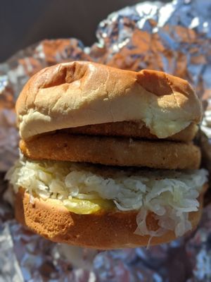 Vegan reuben at Veg-n in Okemos