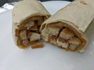 Chick-N Griddle Burrito at Veg-n in Okemos